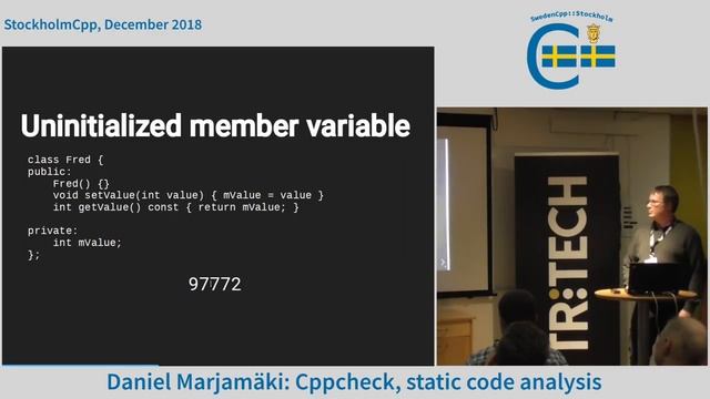 Daniel Marjamäki: Cppcheck, static code analysis смотреть онлайн