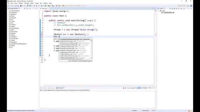 Java Dersleri #99 - GUI (Swing) - JButton Kullanımı ve Butona Basma Olayları смотреть онлайн