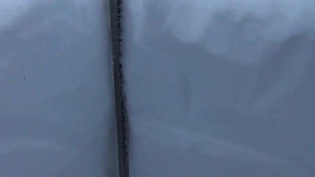 19.02.2024 замер высоты снежного покрова в городе Вязники. Владимирская область смотреть онлайн
