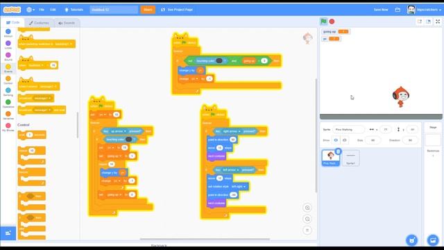 How To Make a Platformer Game in Scratch 3.0 | Part 2 смотреть онлайн