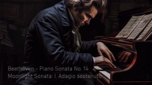 Beethoven - Piano Sonata No. 14 Moonlight Sonata I. Adagio Sostenuto