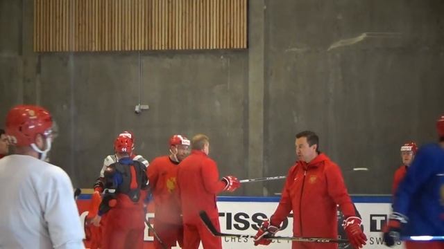 Убойная спецбригада на большинство в сборной России. (Видео с тренировки) смотреть онлайн