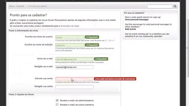 Vídeo Aula como cadastrar No Fórum Mu World смотреть онлайн