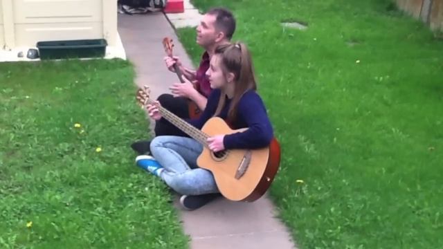 Me Singing 'I Wanna Hold Your Hand' By The Beatles With My Dad (Cover)