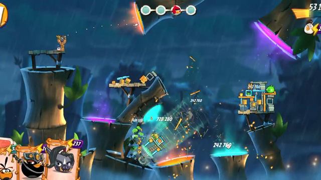 Angry Birds 2 • Daily Challenge • Ежедневное испытание • 3/3/4 • 27/05/22 смотреть онлайн