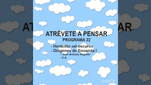 22 HERÁCLITO "EL OSCURO"/DIÓGENES DE ENOANDA I (Juan Antonio Negrete Alcudia/Cruces Aldea) смотреть онлайн