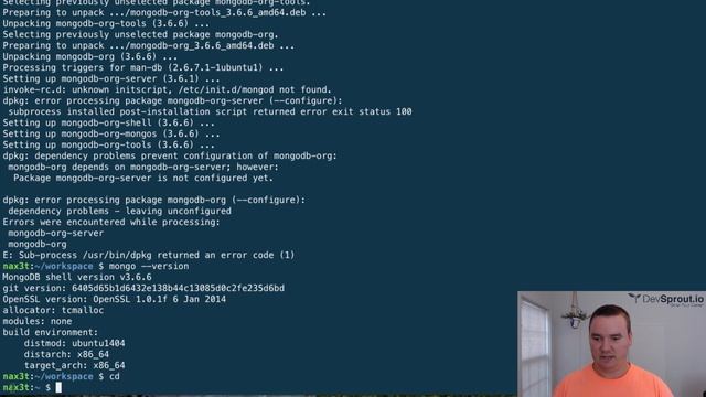 MongoDB c9.io Setup - The Web Developer Bootcamp смотреть онлайн
