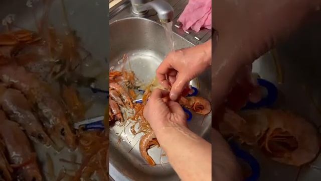 Как правильно и быстро почистить креветки. смотреть онлайн