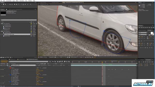 №21. Клонирование объектов в Adobe After Effects. Часть 2-я. GoPro уроки