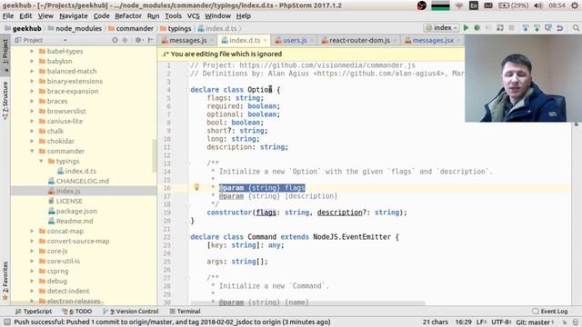 GeekHub JS 2017 - JSDocs, .d.ts, Flow, TypeScript смотреть онлайн