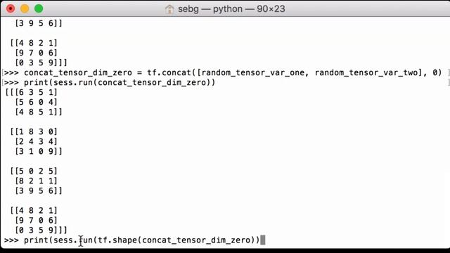 tf concat: Concatenate TensorFlow Tensors Along A Given Dimension - TensorFlow Tutorial смотреть онлайн