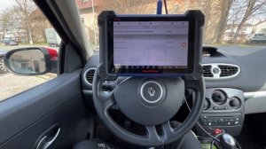 Renault Clio 3 2012 /  программирование ключа Xhorse XE / Программатор Autel 608IM