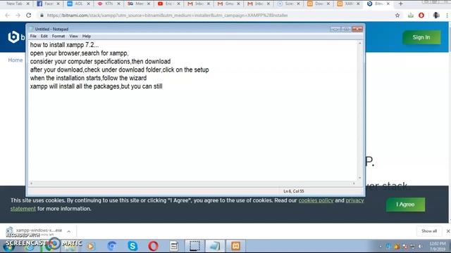 Installation of xampp 7.2...on windows 7 смотреть онлайн