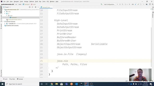 Java Fundamentals - Lesson 59 - Working with I/O streams смотреть онлайн