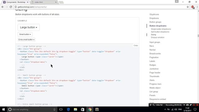 Bootstrap- glyphicon, dropdown, dropup, btn-group, input-group #6 смотреть онлайн