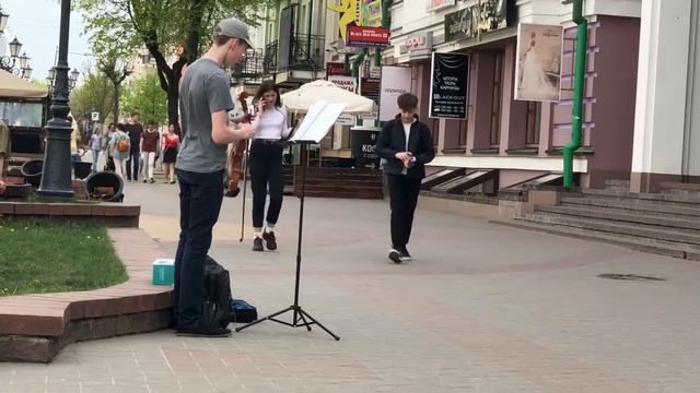 Данил с волшебной скрипкой.. Чудесное звучание инструмента!! смотреть онлайн