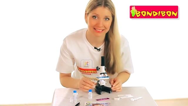 Микроскоп Bondibon  Французские опыты  Науки от Буки   Микроскоп