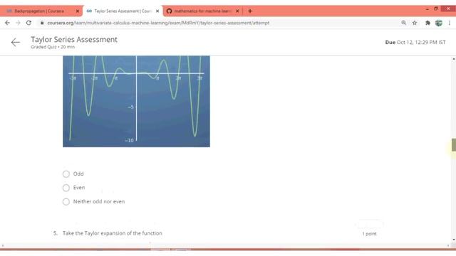 Coursera: Mathematics For Machine Learning: Multivariate Calculus All Week [1-6] Quiz Answers смотреть онлайн
