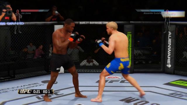EA Sports UFC Demo: Jones Capoeira Kick Needs Changes (Player Vs Player Gameplay) смотреть онлайн