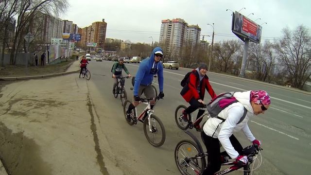 Открытие велосезона 2015 в Самаре Постников овраг смотреть онлайн