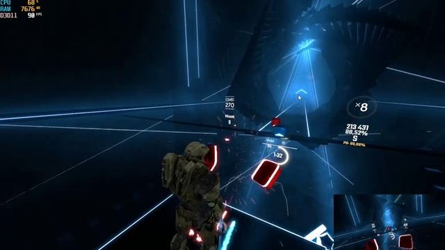 Beat saber + mods | VR | RX 460 2GB / i5-6400 / 8GB RAM смотреть онлайн