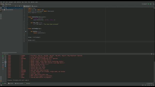 Kivy Lesson 8 button action with kv смотреть онлайн