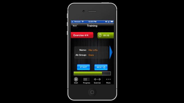 Ab Workouts Express IPhone App Demo