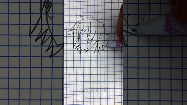 Как нарисовать Гию Томиока по клеточкам смотреть онлайн