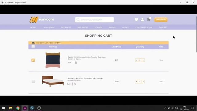 Adobe XD Beginner's Project Example - Maynooth V1.1 Preview смотреть онлайн