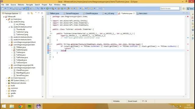 Minecraft forge modding 1.7.X - Custom Armor & Armor Material смотреть онлайн