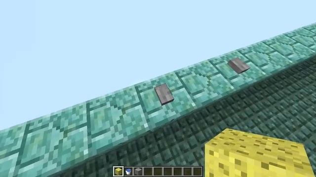 Minecraft: How Sponge works (how to clear large bodies of water) смотреть онлайн
