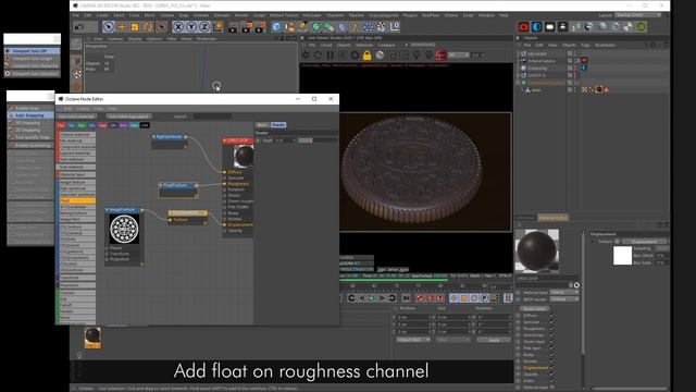 Cinema 4D Tutorial - OREO 3D Model & Texture смотреть онлайн
