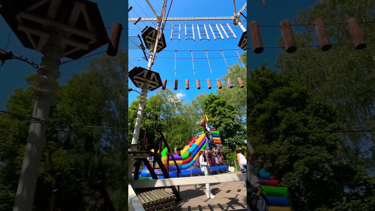Веревочный парк#сокольники #веревочныйпарк #прогулкасдетьми смотреть онлайн