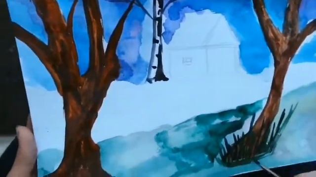 Изобразительное искусство. 4 класс. Пейзаж "Весна". смотреть онлайн