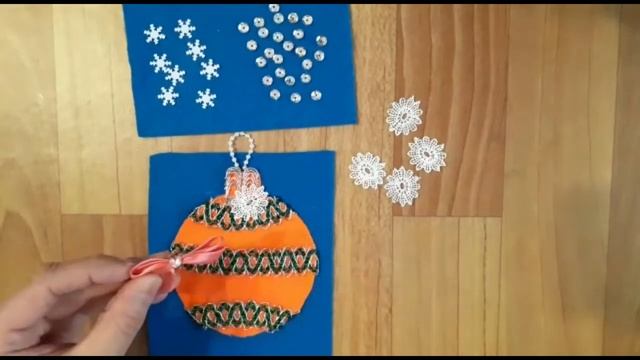 Мастер-класс "Ёлочная игрушка из фетра" смотреть онлайн