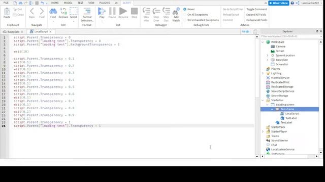 Roblox studio loading screen tutorial! смотреть онлайн