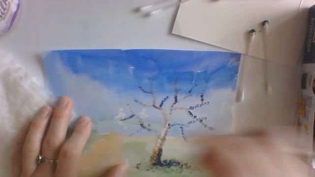 Изображение деревьев точкой. смотреть онлайн