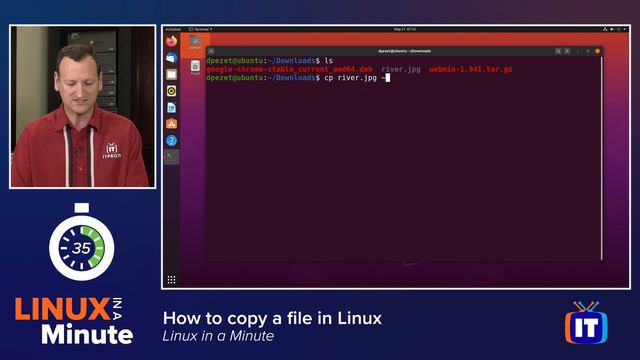 How to Copy a File from the Command Line | Linux in a Minute смотреть онлайн