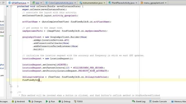 Updating GPS location on screen with onLocationChanged смотреть онлайн