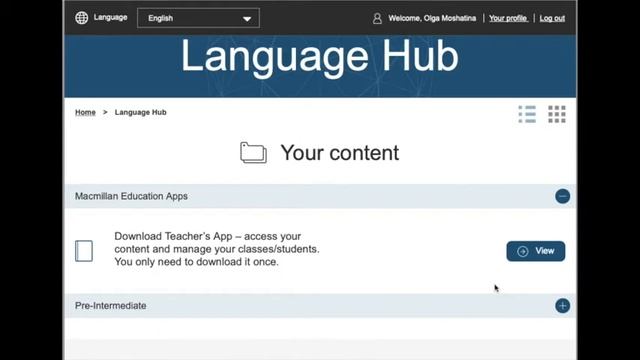 Обзор компонентов Language Hub нового курса английского для взрослых от издательства Macmillan