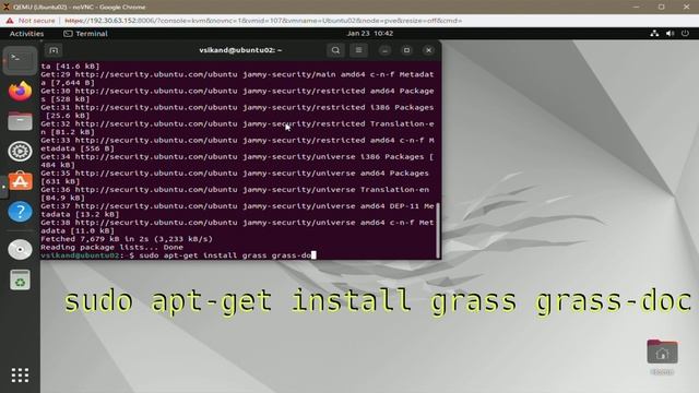 Install GRASS GIS 7+ on Ubuntu 22 смотреть онлайн