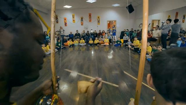 Капоэйра кидс Уфа. Репортаж с Новогоднего занятия 26.12.2015 смотреть онлайн