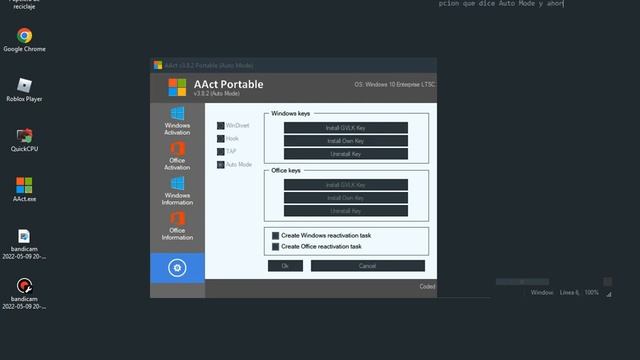Como activar Win10 LTSC con AAct.exe sin mas nada смотреть онлайн