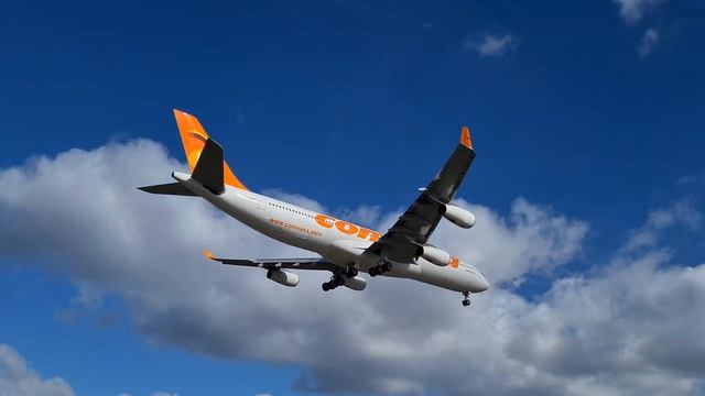 A340-300 Conviasa YV-3507 landing at (GVA/LSGG) Geneva Airport UHD смотреть онлайн