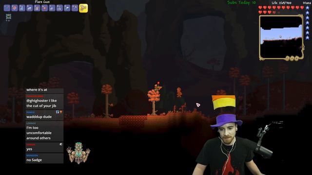 Your mom and "the talk" - Terraria Hardcore MasterMode Book Only Challenge Drunk Seed - Ep 9 смотреть онлайн