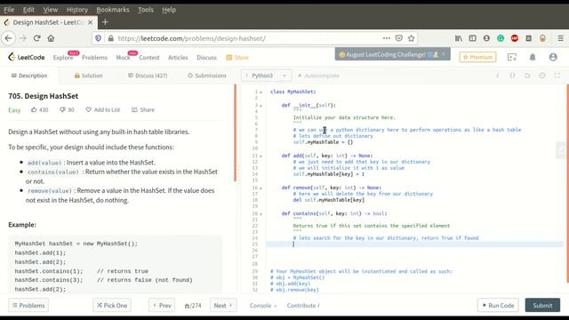 [LeetCode] 705. Design HashSet смотреть онлайн