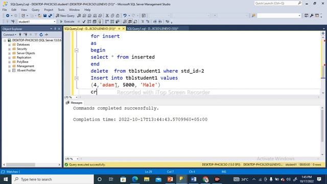 Triggers in SQL server Urdu/Hindi смотреть онлайн