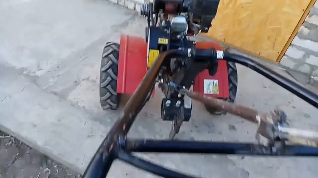 Вывод ручки переключения скорости на руль (мотоблок Авангард). смотреть онлайн