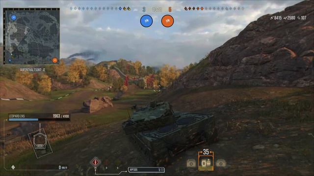 World of Tanks Modern Armor Leopard 2A5 Ace Tanker Cold War WoT Console PS5 смотреть онлайн