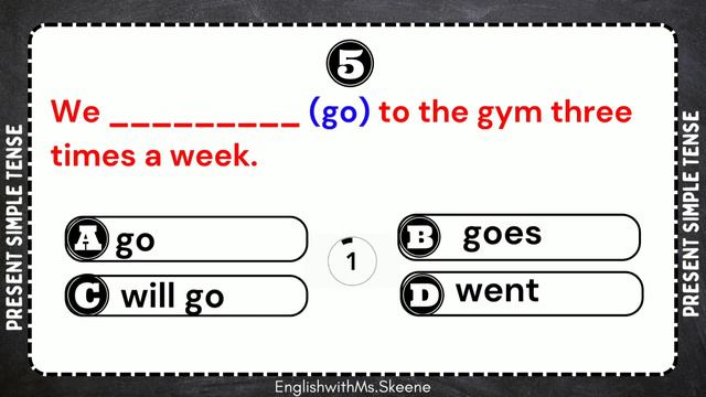 Present Simple Tense Quiz/ Can you Score 10/10? смотреть онлайн